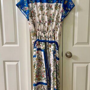 ✨NEW ModCloth Floral Midi Dress - Size 1X - Belted Waist - Pockets - Spring Gard